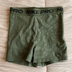 Nike Pro Olive Camo Shorts